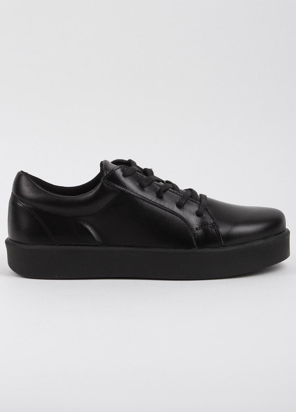 Кеди жіночі Fashion 650 шкіряні 339445 р. 41 Чорний (339445_41) - фото 2
