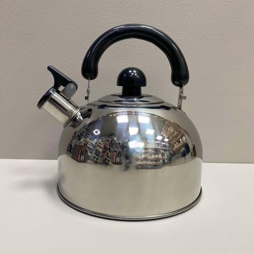 Чайник Empire EM-7715 з нержавіючої сталі зі свистком 2,5 л (2228464856)