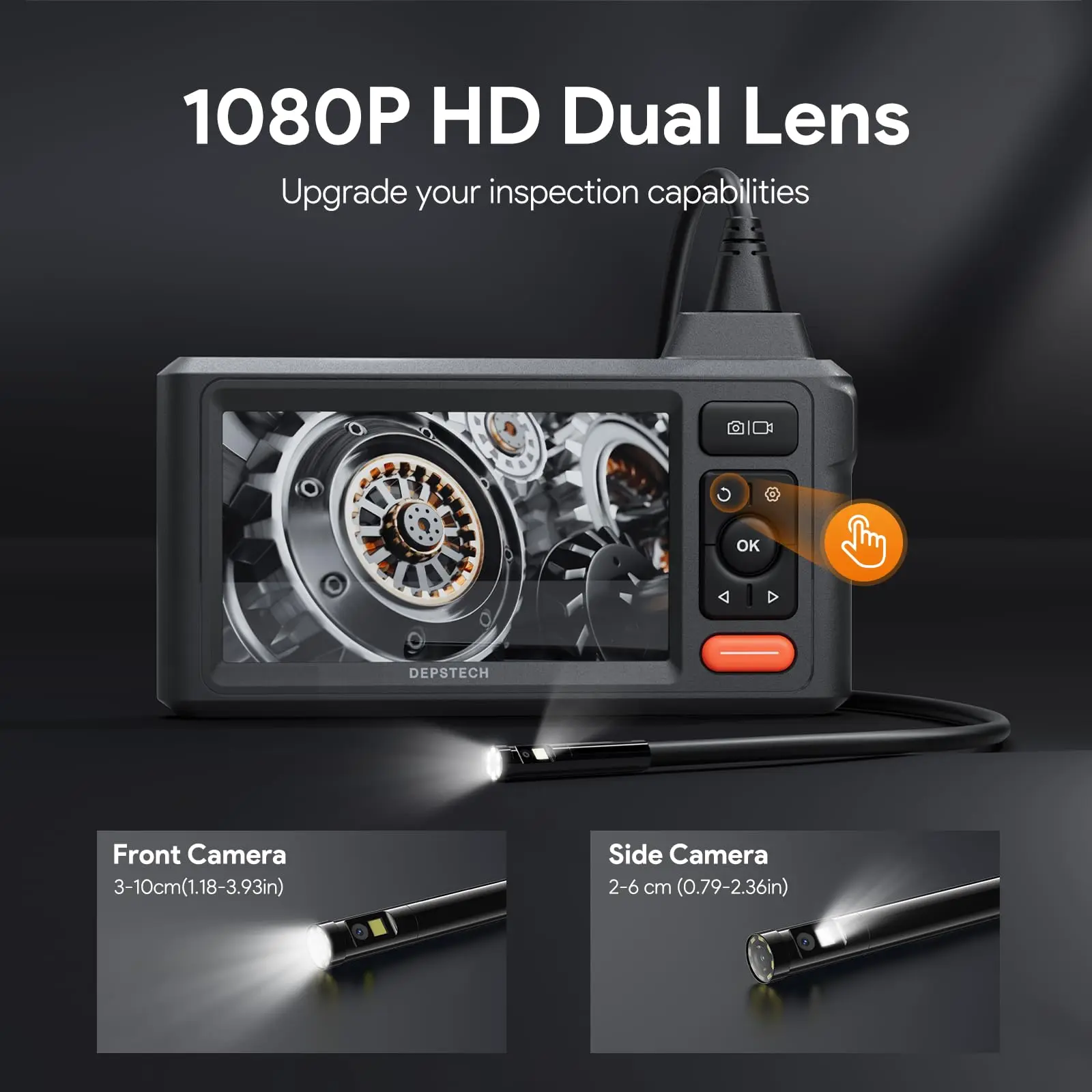 Видеоэндоскоп Depstech DS620 DL 2 камеры 8 мм кабель 5 м (1413) - фото 8