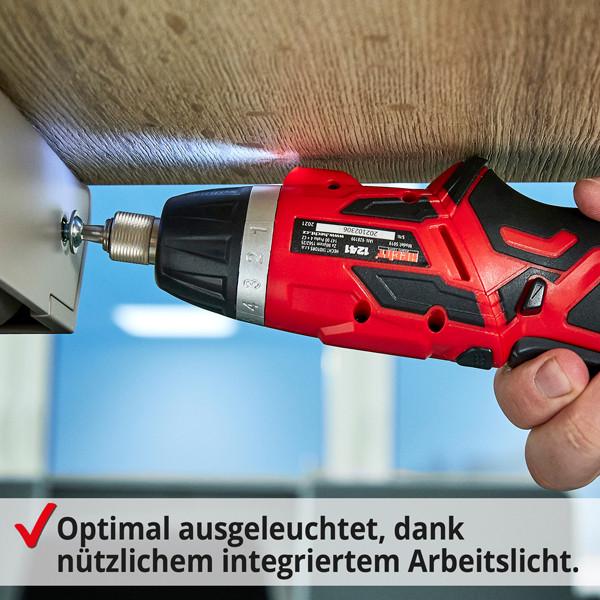 Отвертка аккумуляторная раскладная HECHT 1241 мини с фонариком - фото 2 Отвертка аккумуляторная раскладная HECHT 1241 мини с фонариком - фото 2