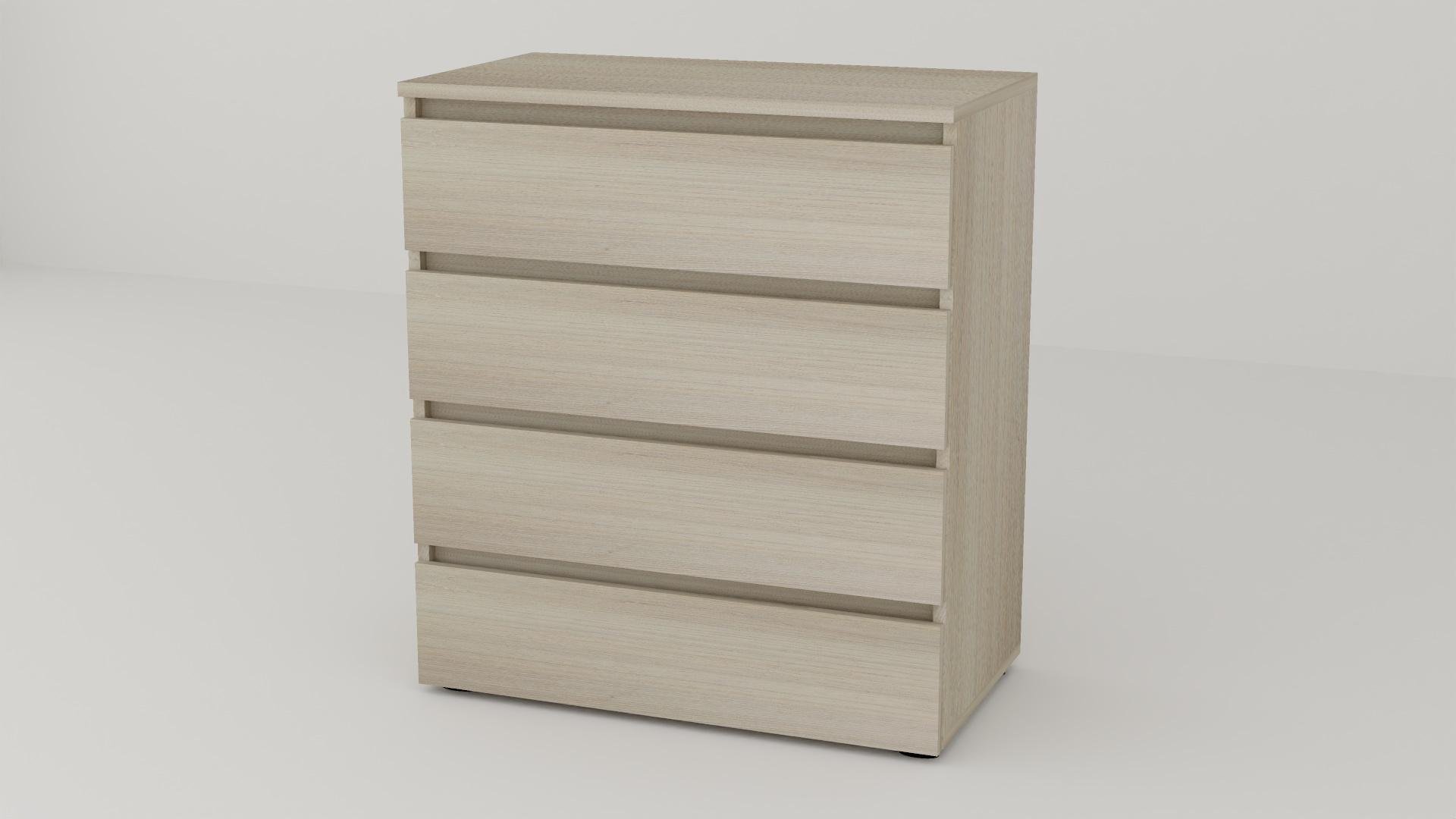 Комод Алекса СН-4/55 80х55х90 см Дуб шамоні