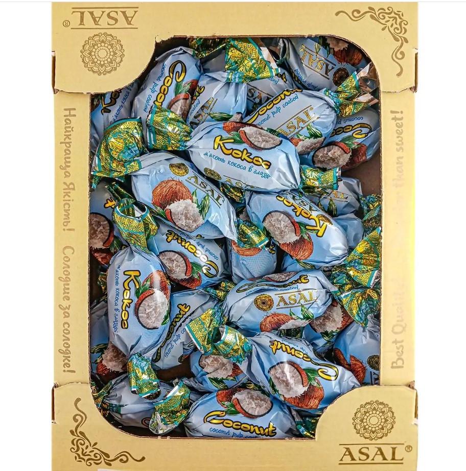 Конфеты Кокос в шоколаде Asal 1 кг
