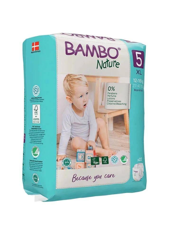 Підгузки еко Bambo Nature р. 5 12-18 кг 22 шт. (10205070)