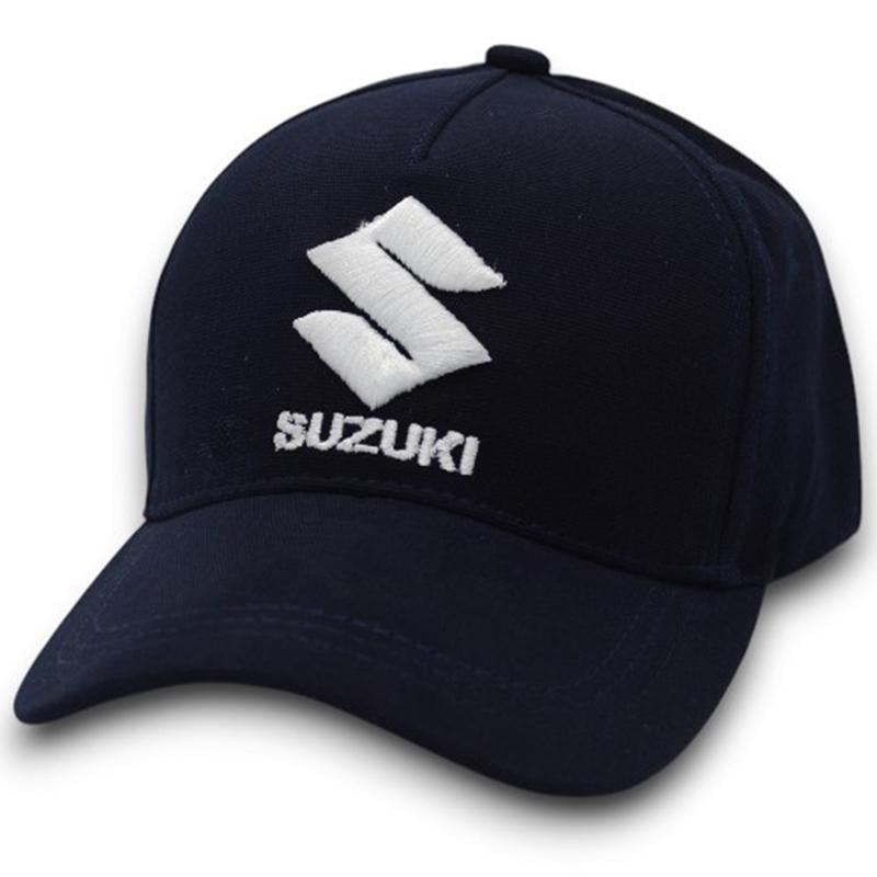 Бейсболка автомобільна з регулюванням із котону Suzuki BTH25629 L/57-58 см Темно-синій (179524)