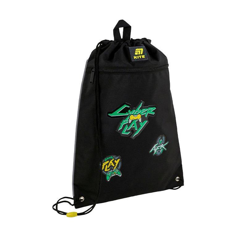 Сумка для обуви KITE Cyber Game 46x33 см Черный (K25-601M-18)