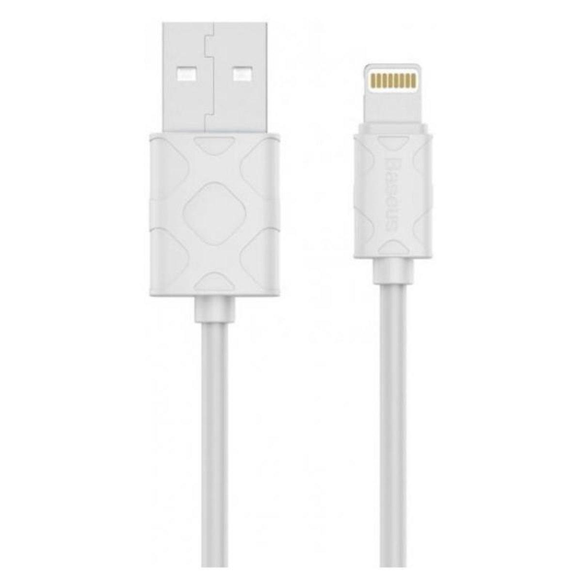 Кабель BASEUS Yaven Lightning to USB 1 м White (CALUN-02)