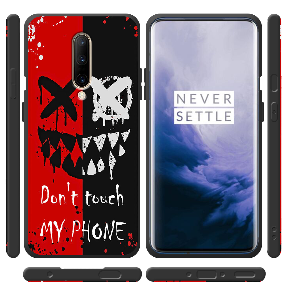 Чохол BoxFace OnePlus 7 Pro Bad Smile Чорний силікон (37257-up2468-44517) - фото 2