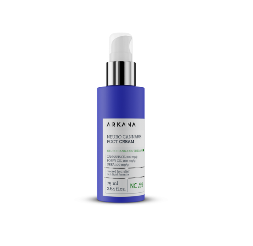 Крем для ніг з канабісом Arkana Neuro Cannabis Foot Cream 75 мл (53059) Крем для ніг з канабісом Arkana Neuro Cannabis Foot Cream 75 мл (53059)