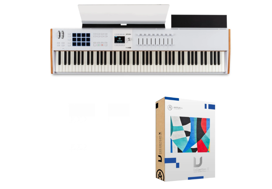 MIDI-клавиатура Arturia KeyLab 88 mk3 White/V Collection X (27229473)
