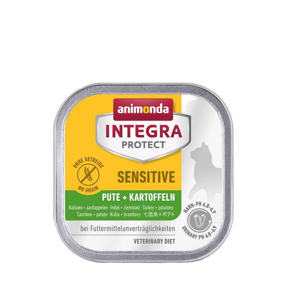 Корм влажный для кошек Integra Protect Sensitiv Turkey с пищевой непереносимостью индейка и картофель 100 г (2528306088)