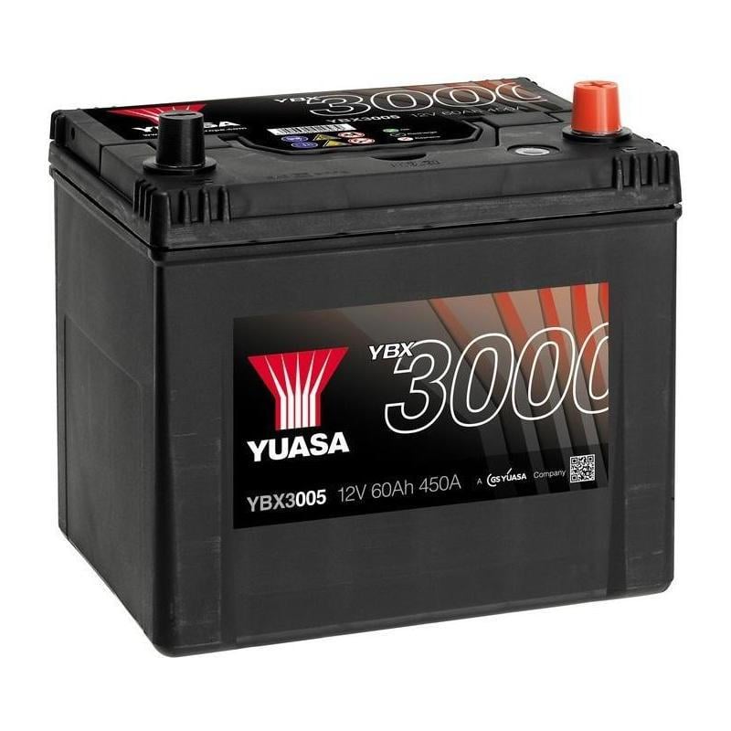 Аккумулятор YuasaBatteryEuropeGmb SMF Battery YBX3005 12V 60Ah