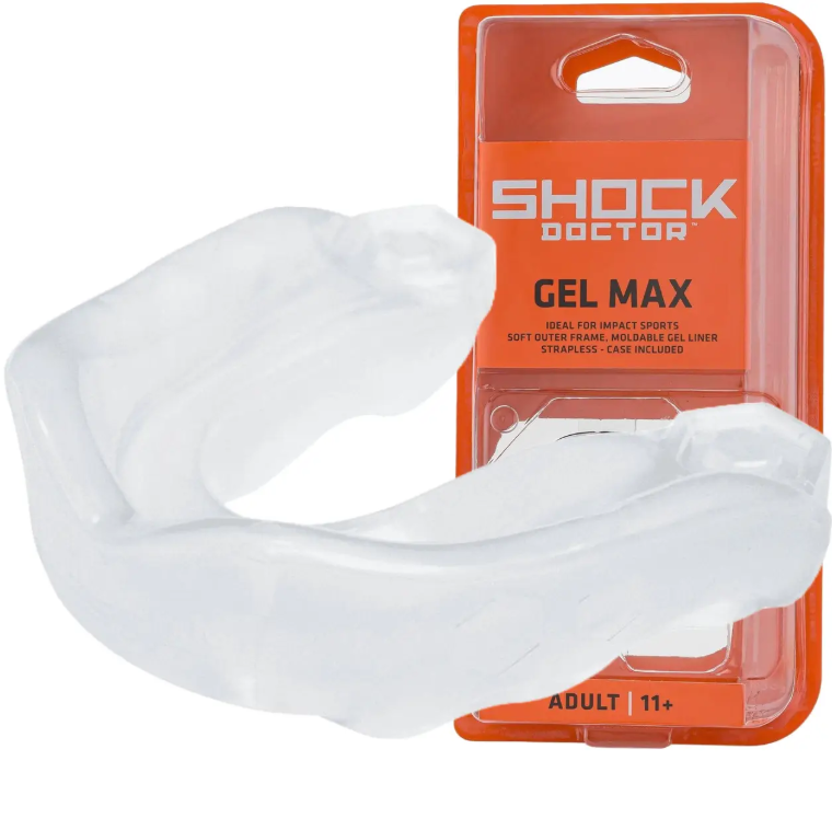 Капа Shock Doctor Gel Max вік 11+ Clear (6190-TC-AD)