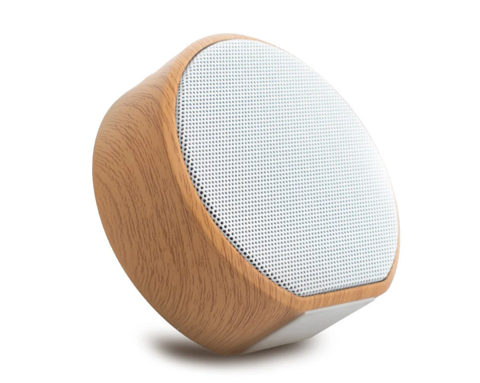 Портативная Bluetooth колонка SUNROZ A60 Wood 3 W Белый (SUN4261)