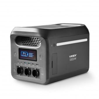 Портативна зарядна станція Videx OASIS 1800W 1229Wh Black