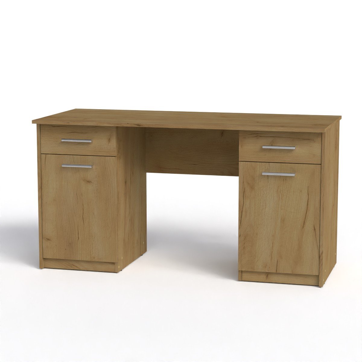 Стіл письмовий Компанит Вчитель 2 140х60х73,6 см Дуб крафт золотий