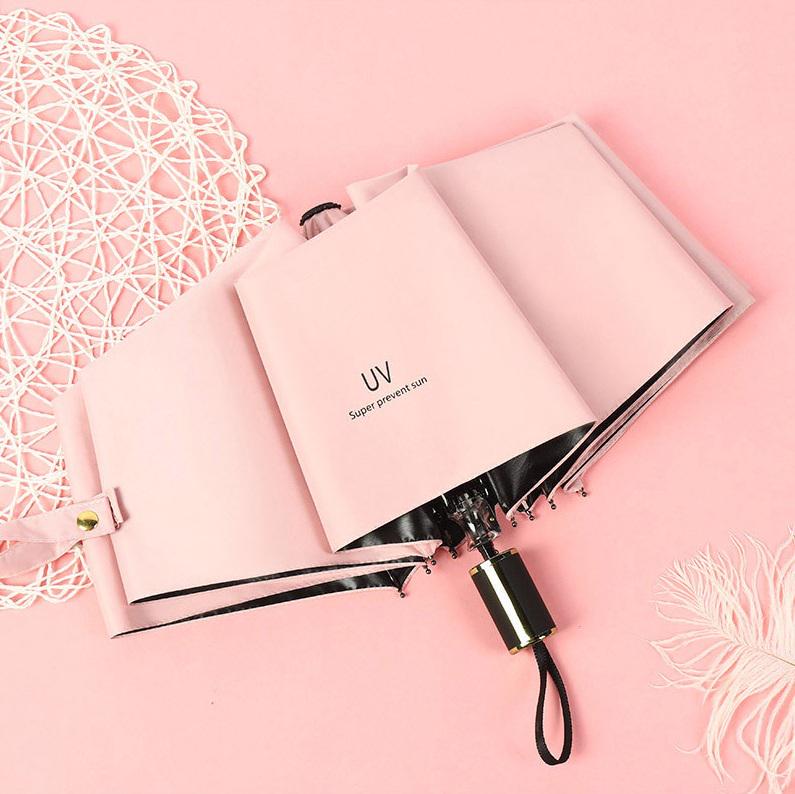 Парасоля складана 10082 98 см Рожевий (4548066)