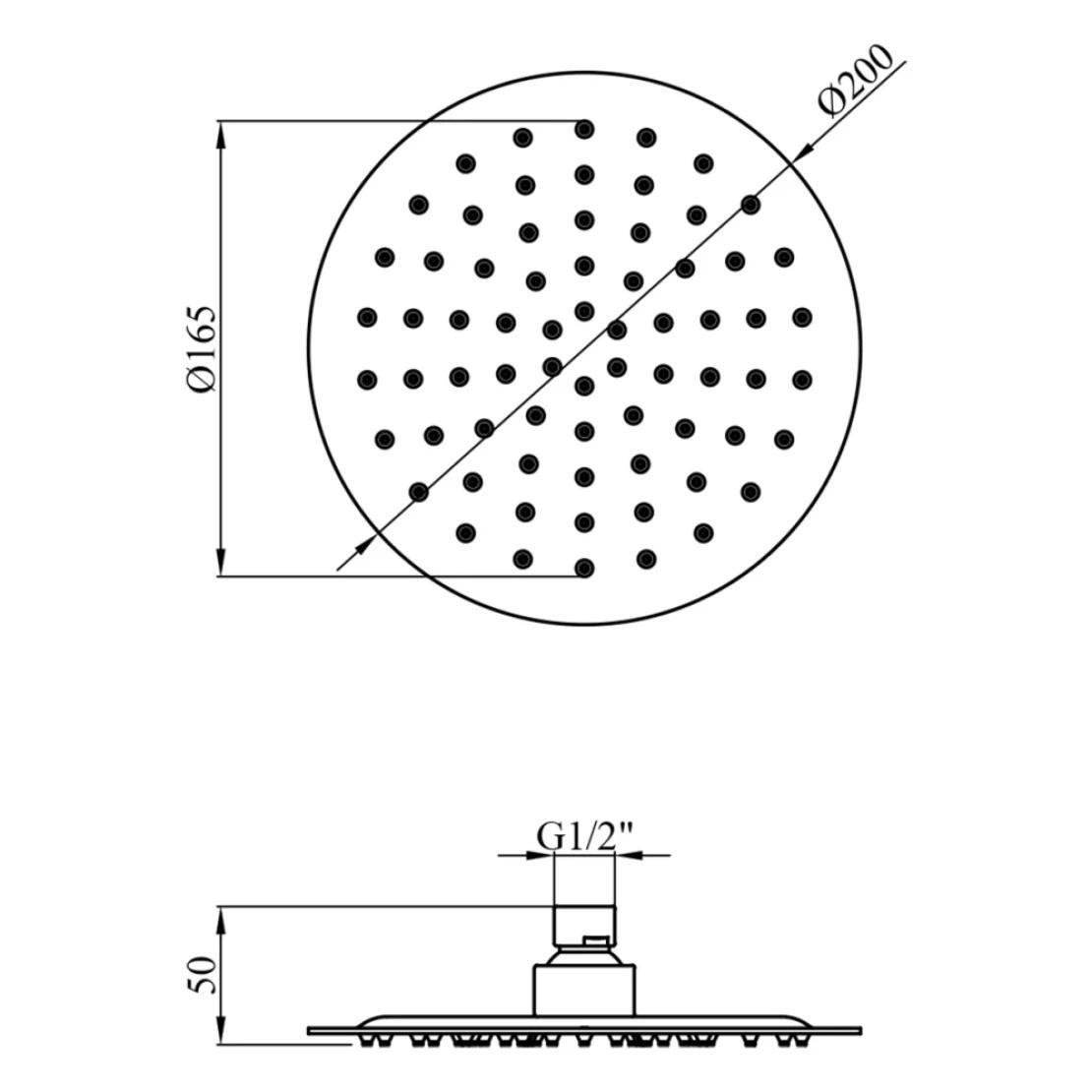 Воронка для верхнего душа Kroner KRP Edelstahl Klassisch ESG720-20 из нержавеющей стали Хром (CV031738) - фото 4 Воронка для верхнего душа Kroner KRP Edelstahl Klassisch ESG720-20 из нержавеющей стали Хром (CV031738) - фото 4