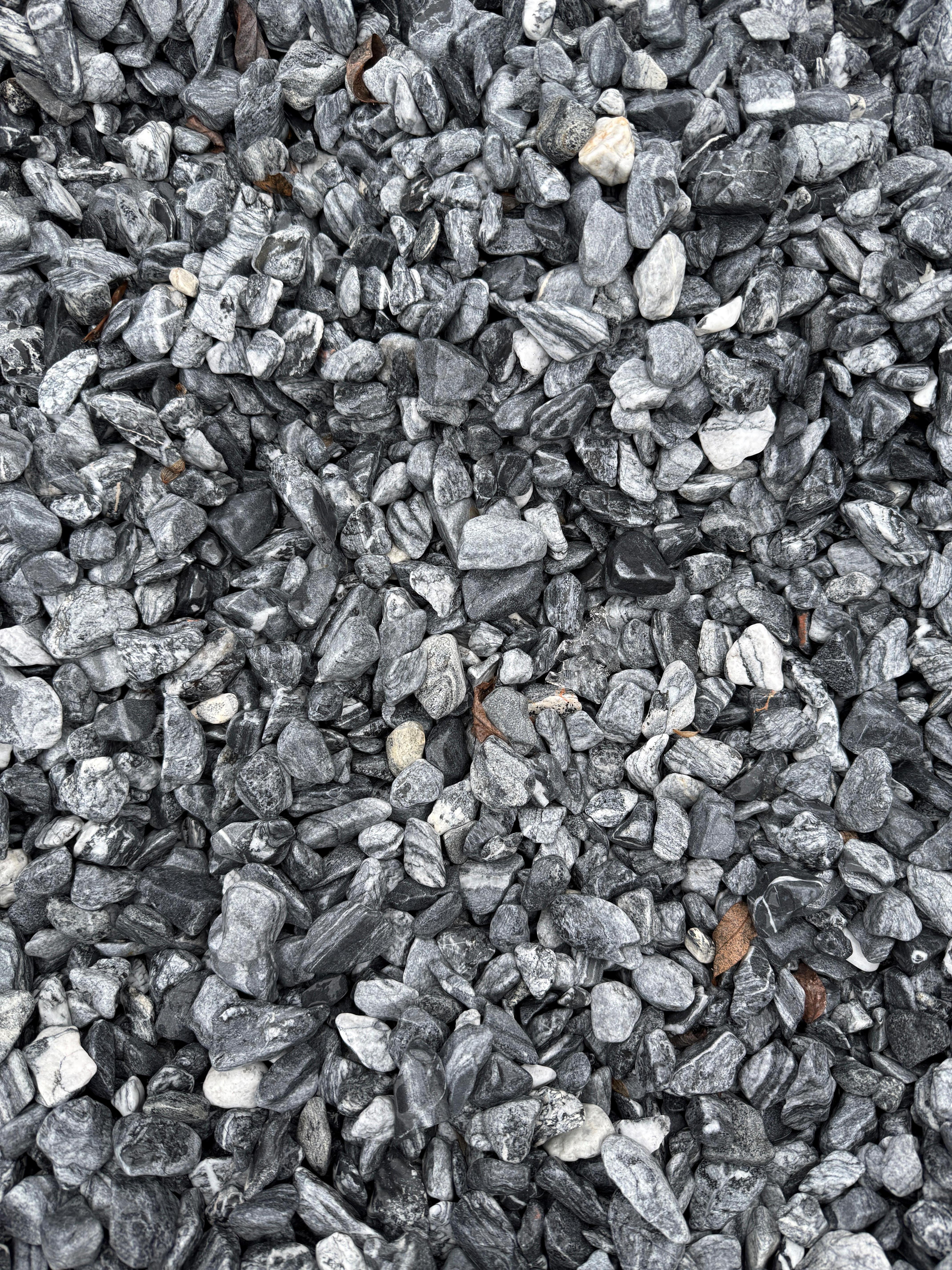 Галька декоративна Блу з кварциту 10-30 мм 10 кг Сіро-блакитний (5389)