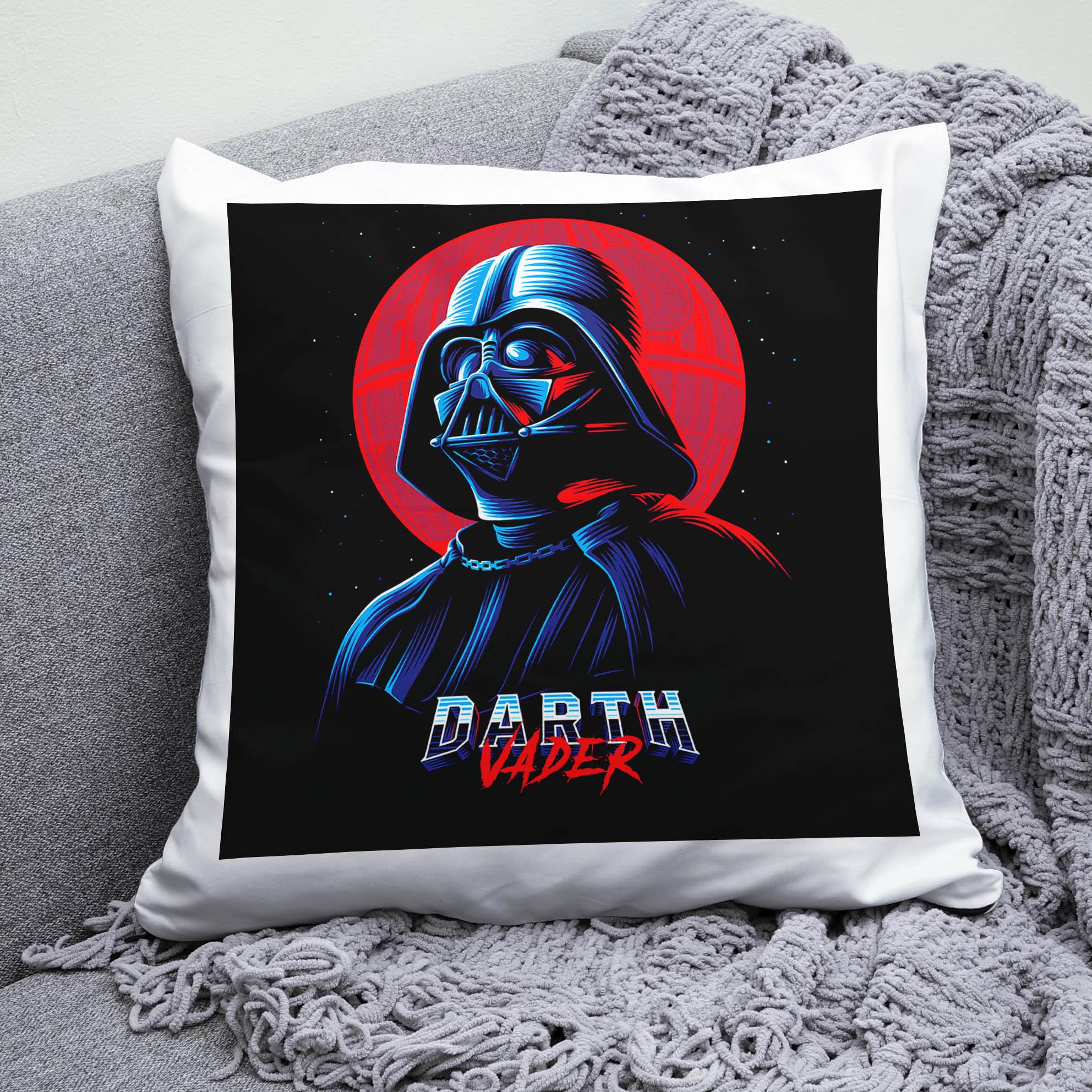 Плюшевая подушка квадрат с принтом Star Wars Дарт Вейдер