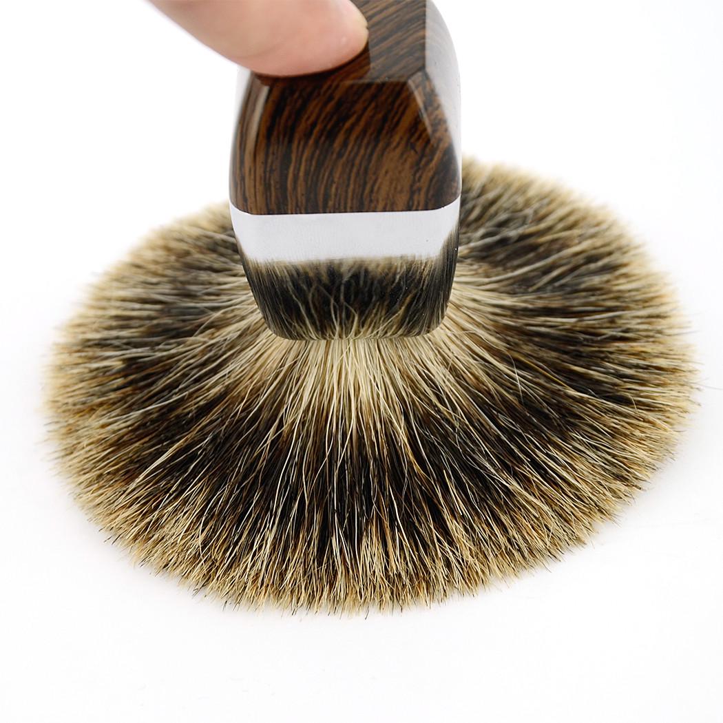 Помазок для бритья с барсучьим ворсом 103х23 мм - фото 5