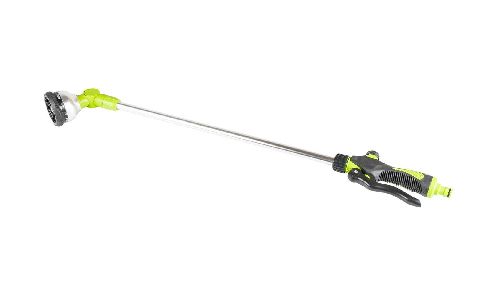 Пістолет для поливу MasterTool JET LINE 10 режимів зі штангою 800 мм та TPR-покриттям (92-9320)