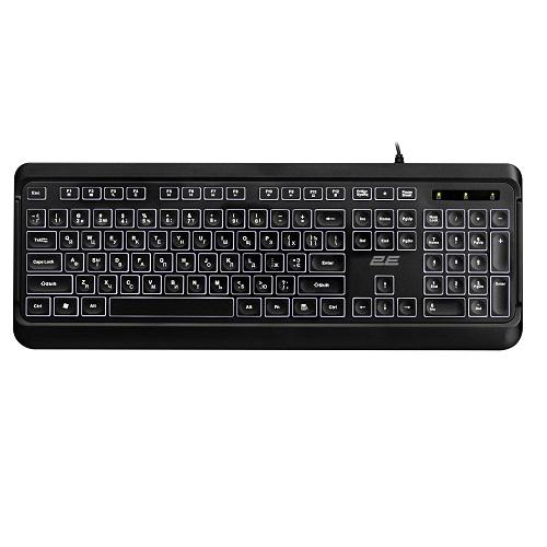 Клавіатура 2E KS120UB USB 150 см Black (13103477)