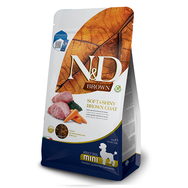 Корм сухой беззерновой для собак Farmina Dog Grain Free Spirulina Lamb & Carrot Mini 2 кг (21900553)