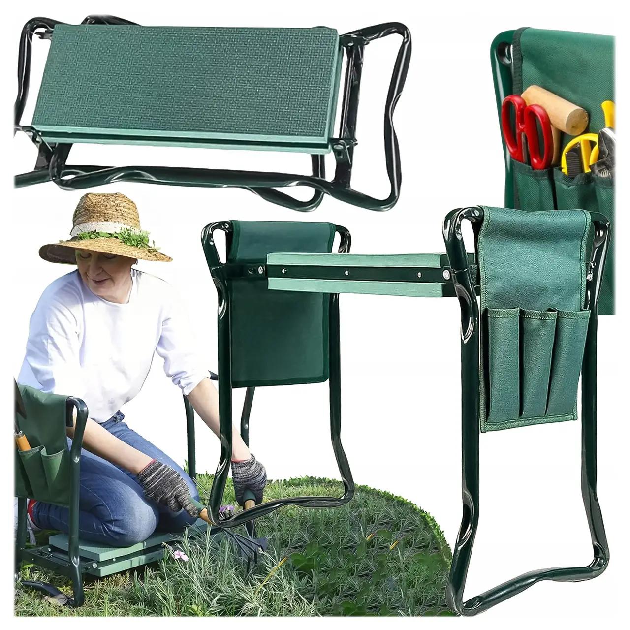 Табурет/підставка для колін розкладна для зручної обробки грядок (27786197) - фото 10 Табурет/підставка для колін розкладна для зручної обробки грядок (27786197) - фото 10