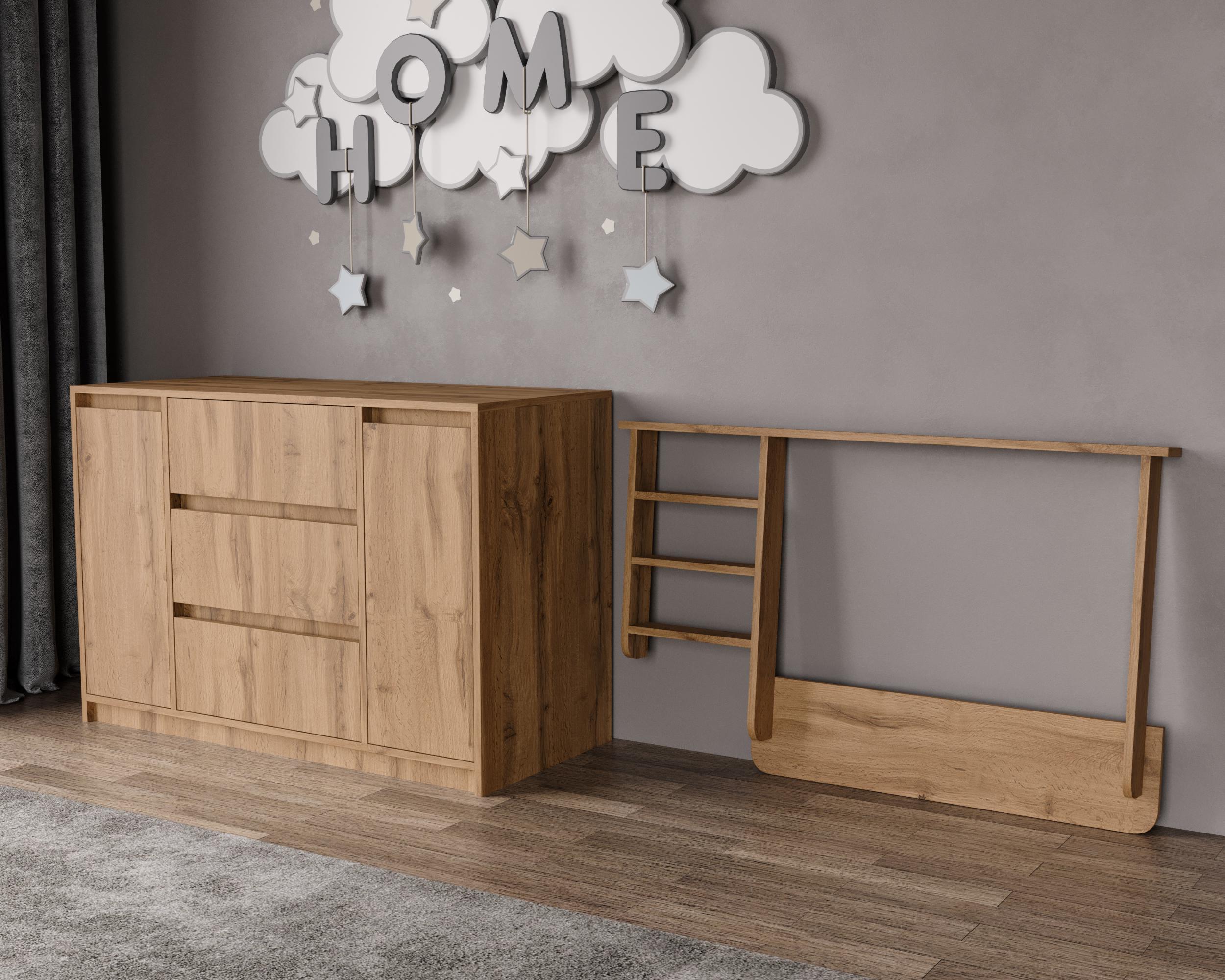 Пеленальный комод Furnigrade ПС-4 70,6х110х87,2 см Тахо