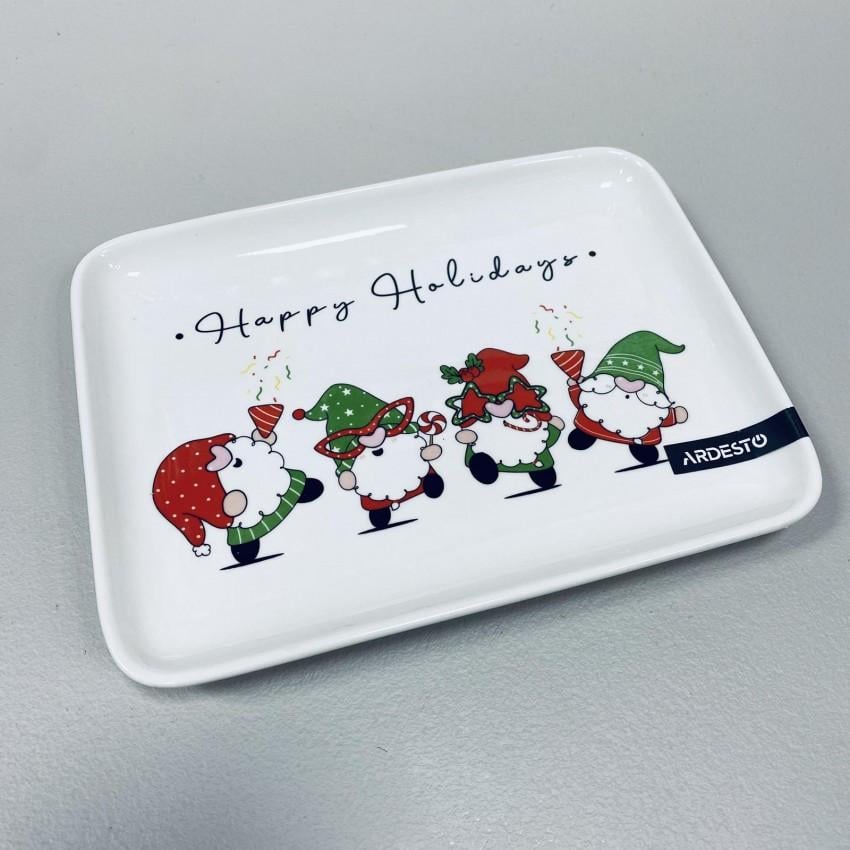 Блюдо порцелянове Ardesto Gnomes AR3063 19,5х14,6х2,1 см (2381685085)
