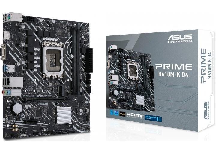 Материнська плата Asus H610M-K D4 LGA1700 MicroATX підтримка Intel Core 2 слота DDR4 (570689) - фото 4