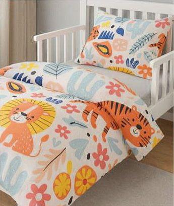 Комплект постельного белья детский Novitesse Хищники ранфорс (1914) Комплект постельного белья детский Novitesse Хищники ранфорс (1914)