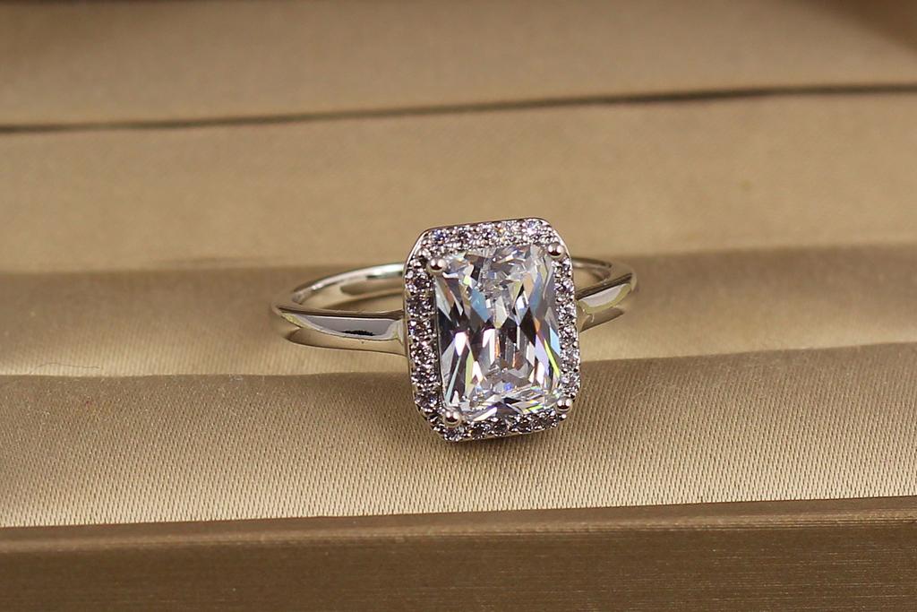 Кольцо Xuping Jewelry Авангард р. 18 Серебристый