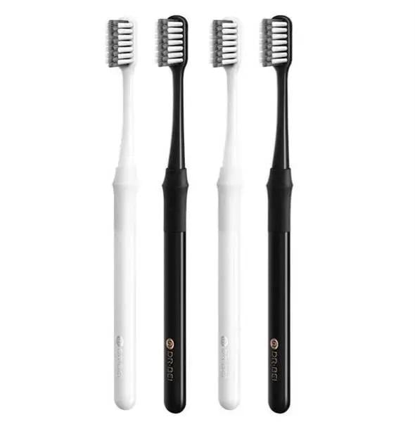 Набір зубних щіток Dr. Bei Pasteur Toothbrush Bamboo Clean Edition 4 шт. (10082) - фото 2 Набір зубних щіток Dr. Bei Pasteur Toothbrush Bamboo Clean Edition 4 шт. (10082) - фото 2