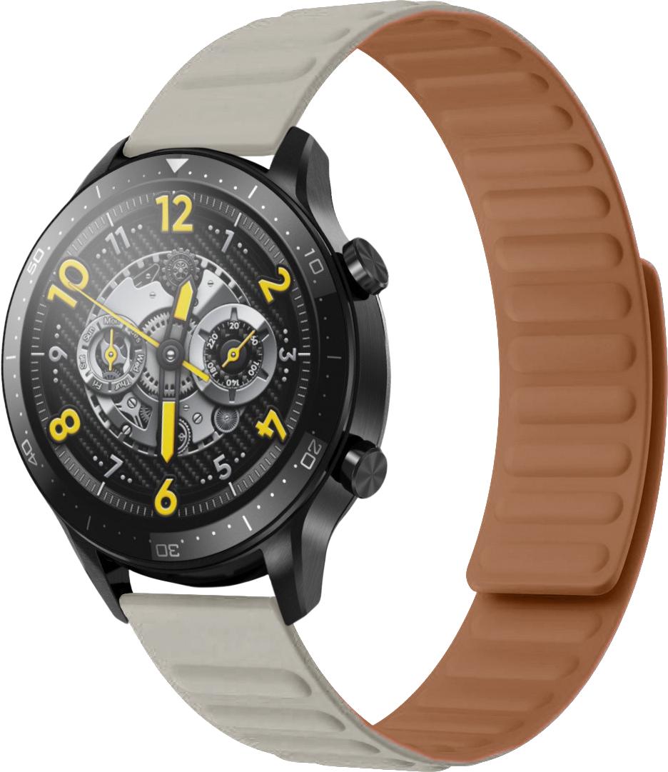 Ремінець Magneter для Realme Watch S Pro Beige (26648-34)