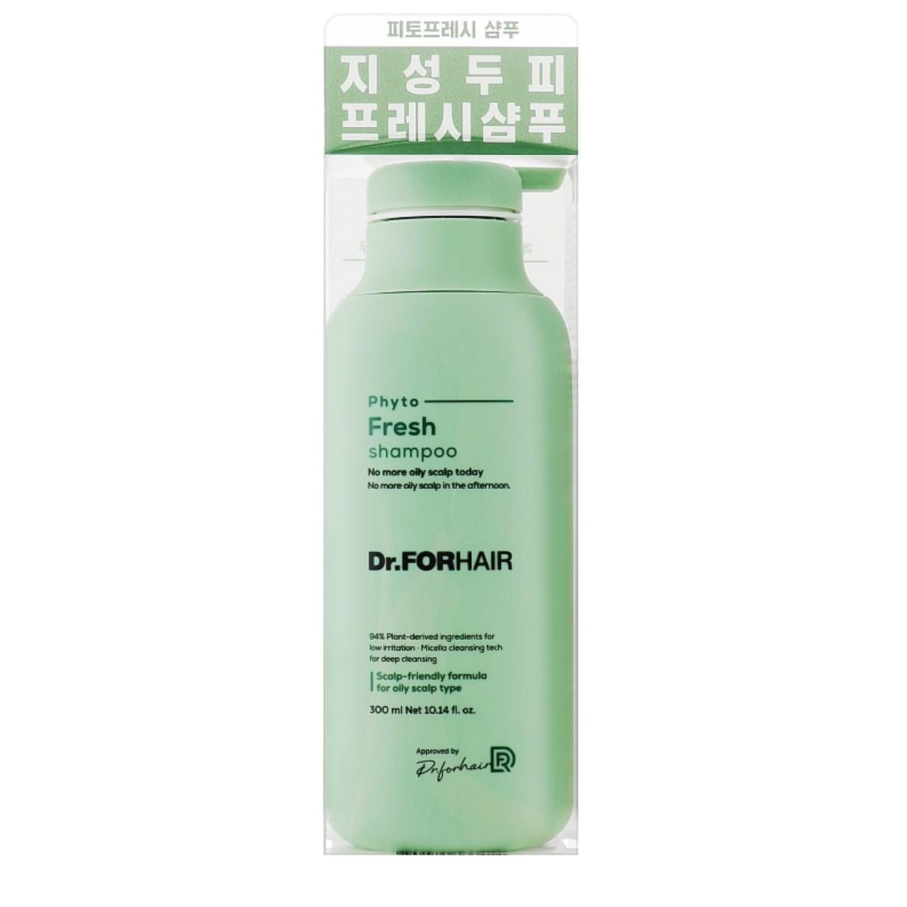 Шампунь мицеллярный для жирной кожи головы Dr.FORHAIR Phyto Fresh Shampoo (8809485533414)