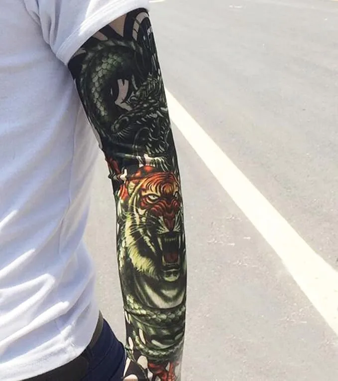 Рукав еластичний Дракон з Тигром 1 шт. Різнокольоровий (27086321) - фото 3 Рукав еластичний Дракон з Тигром 1 шт. Різнокольоровий (27086321) - фото 3