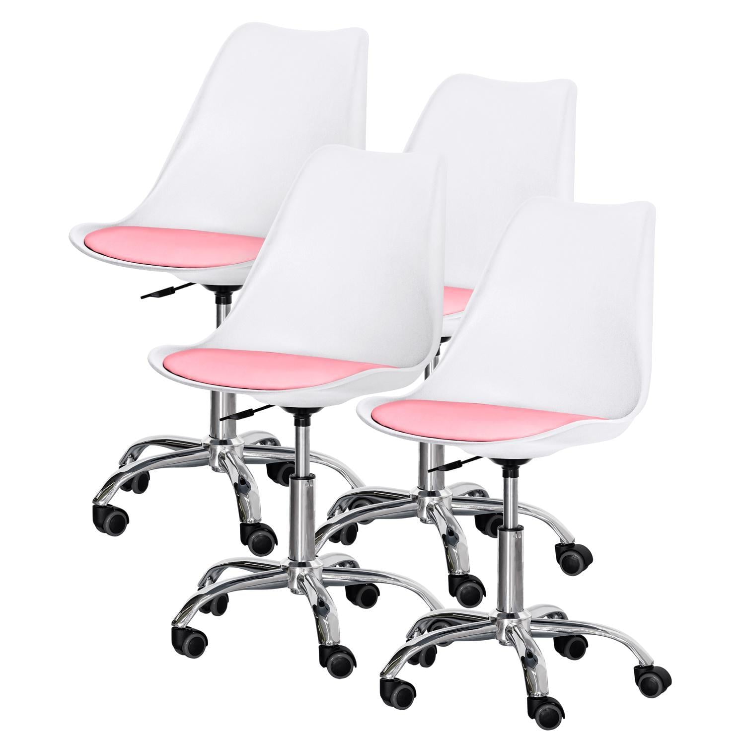 Крісло Evo-Kids Capri 4 шт. White/Pink (H-231 W/PN-X4) Крісло Evo-Kids Capri 4 шт. White/Pink (H-231 W/PN-X4)