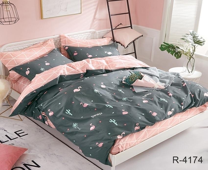 Комплект постільної білизни TAGtekstil сімейний наволочки 50x70 см (R4174)