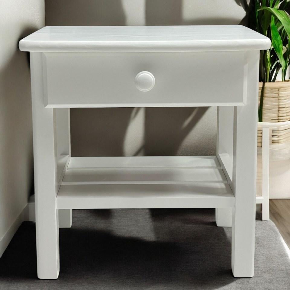 Тумба прикроватная Скиф ТВ-14 деревянная Белый (27471518)