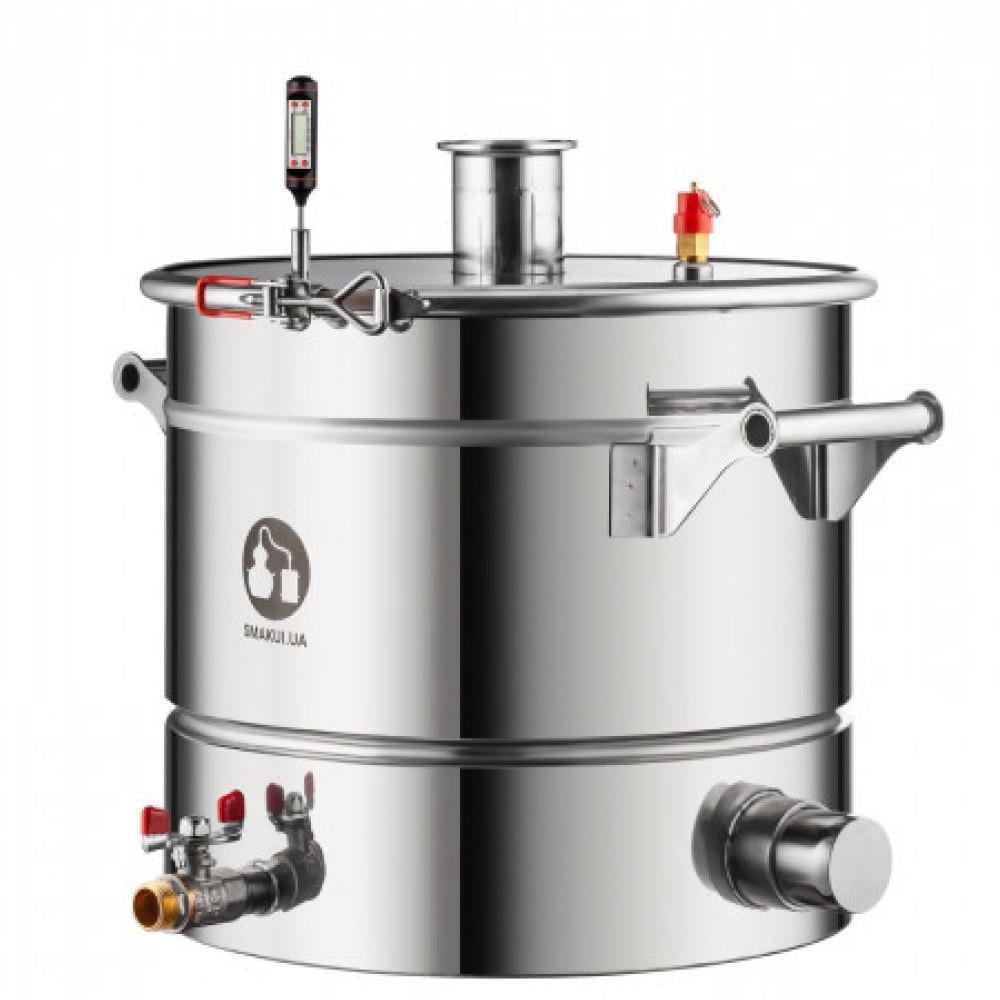 Куб перегонный Смакуй с открытой крышкой кламп 23 л (236336)