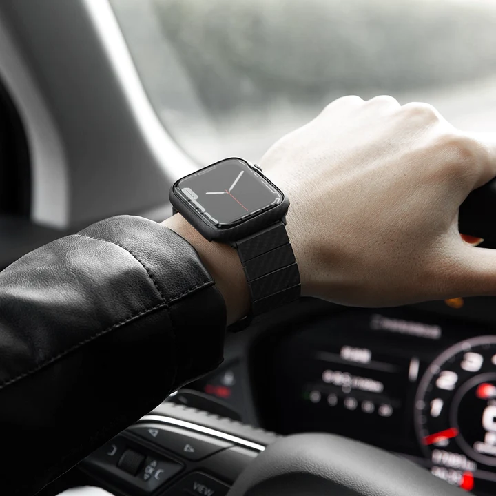 Набір Pitaka Air Case and Modern Carbon Fiber Watch Band for Apple Watch 7 45 mm (AWB1003, KW2002A) - фото 8 Набір Pitaka Air Case and Modern Carbon Fiber Watch Band for Apple Watch 7 45 mm (AWB1003, KW2002A) - фото 8