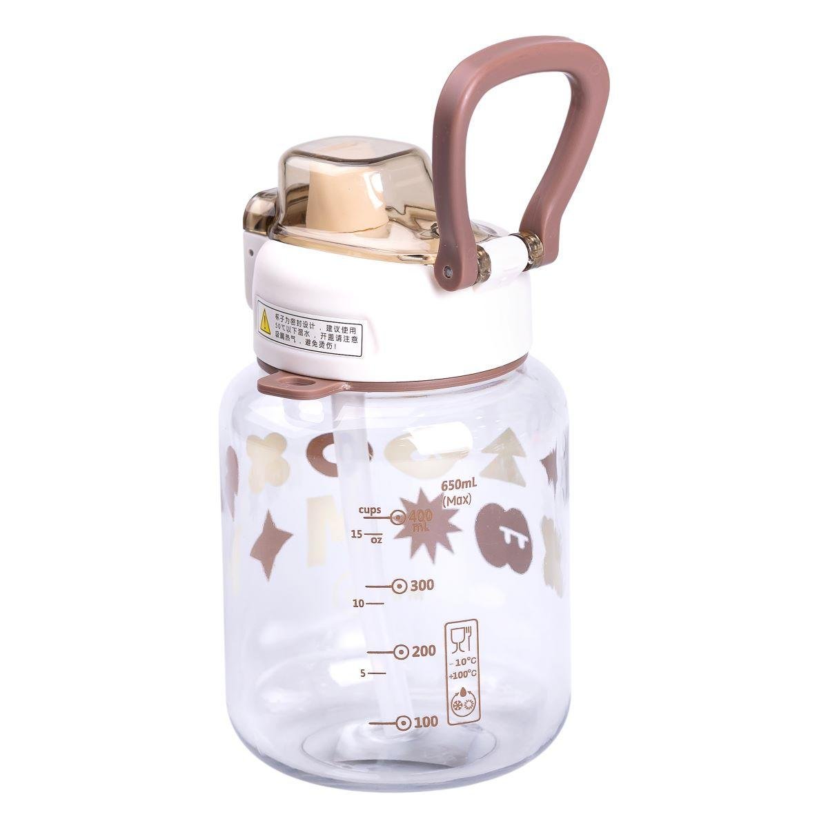 Пляшка для води дитяча на ремінці з трубочкою Water bottle 650 мл (A-033934) - фото 3