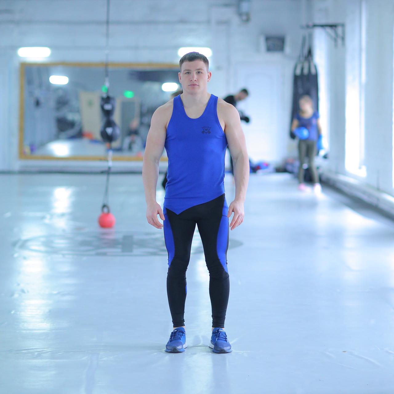 Спортивная майка мужская FitU Progress M Blue (20MPBLM)