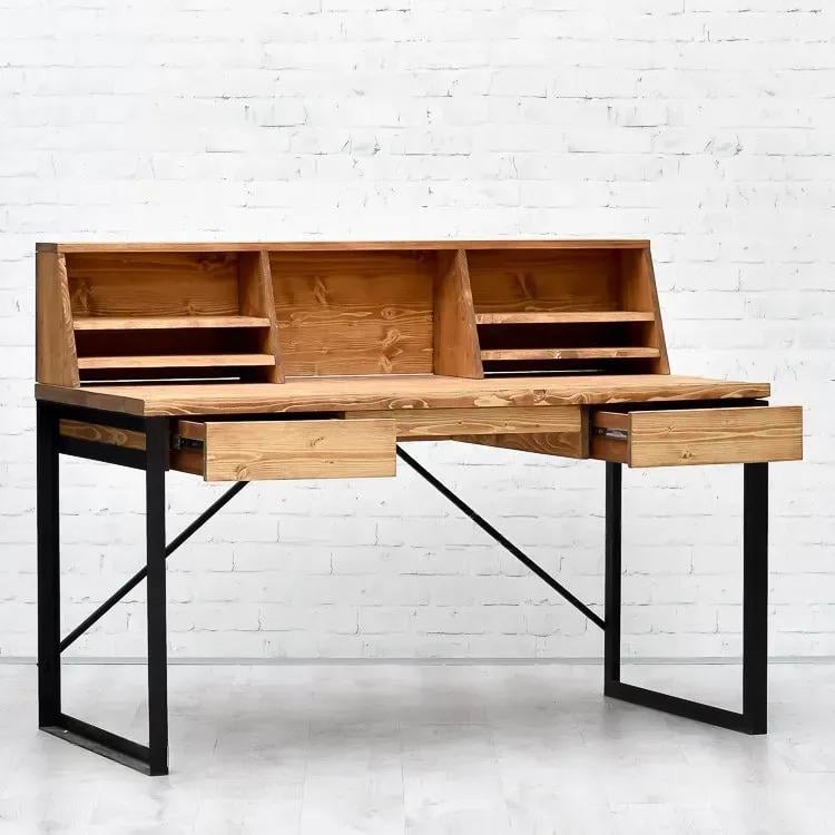 Письменный стол EcoLoft Лофт IN-2586 Коричневый (26398128)