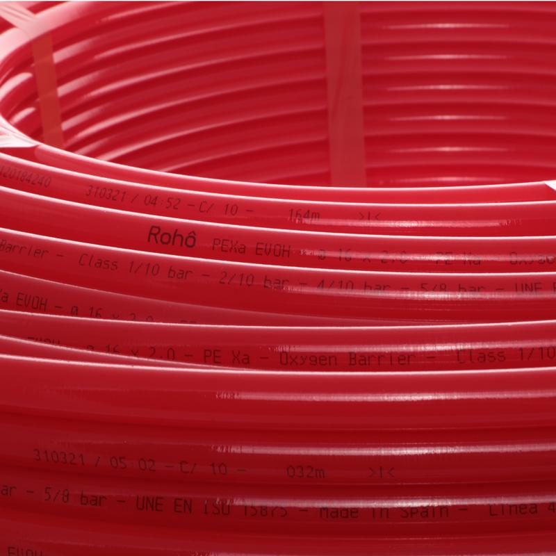Труба для теплої підлоги Roho R012-1620 PEX-a EVOH 16x2,0 200 м з кисневим бар'єром Червоний (OL-RO0030) - фото 3