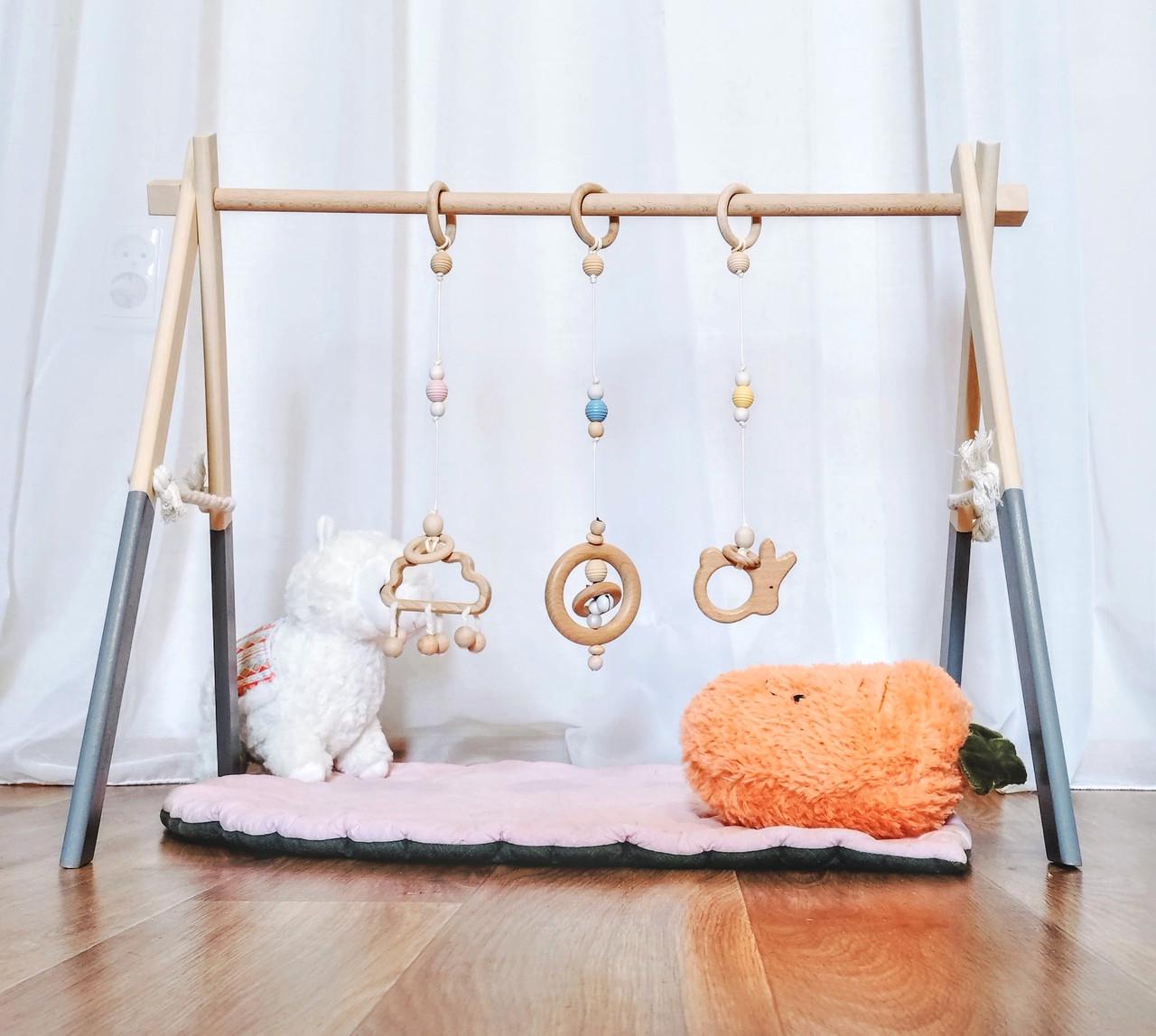 Мобиль напольный Baby Gym без игрушек Серый (BWW-014)