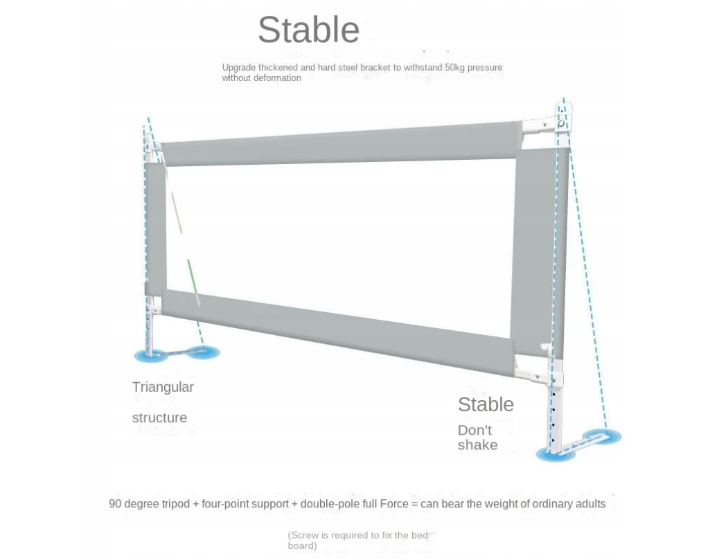 Борти на ліжко Lapchu 200х180 см 3 сторони - фото 8