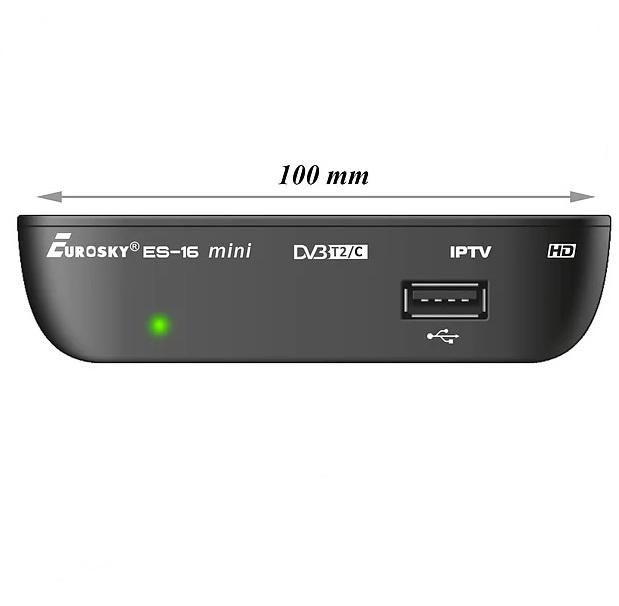 Цифровий ефірний тюнер DVB-T2 Eurosky ES-16 mini - фото 4