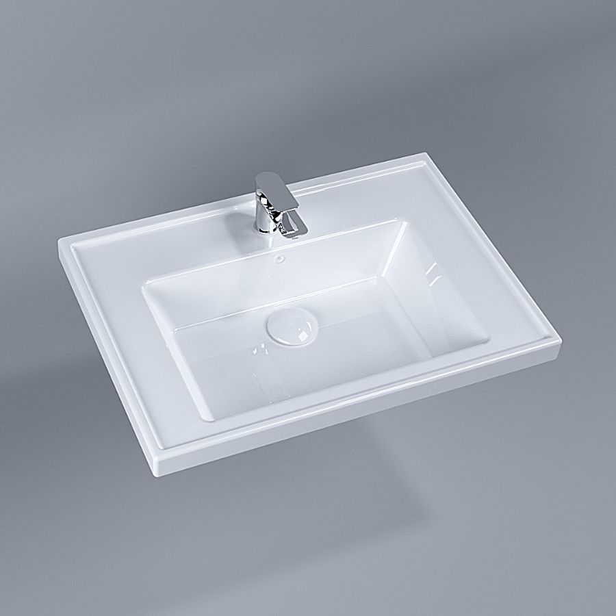 Умывальник накладной Quarter Bath New Line 70LN21065 650х450 мм прямоугольный Белый (LM-70LN21065) Умывальник накладной Quarter Bath New Line 70LN21065 650х450 мм прямоугольный Белый (LM-70LN21065)